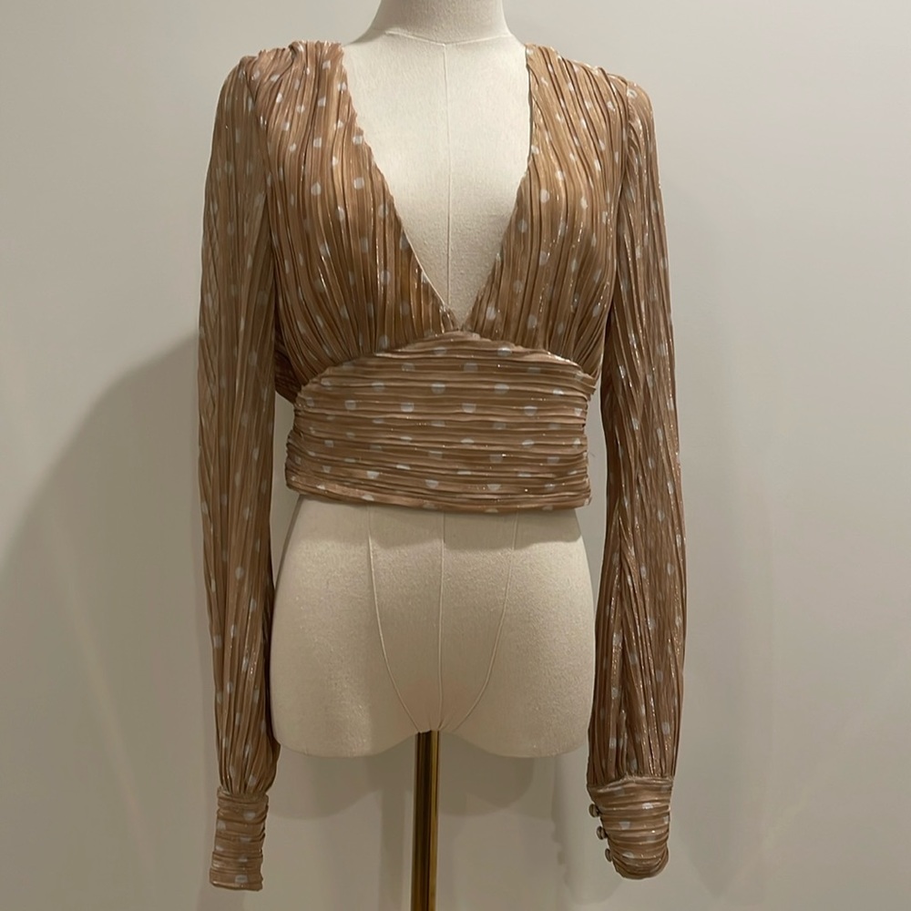 House of Harlow 1960 X Revolve long sleeve crop top